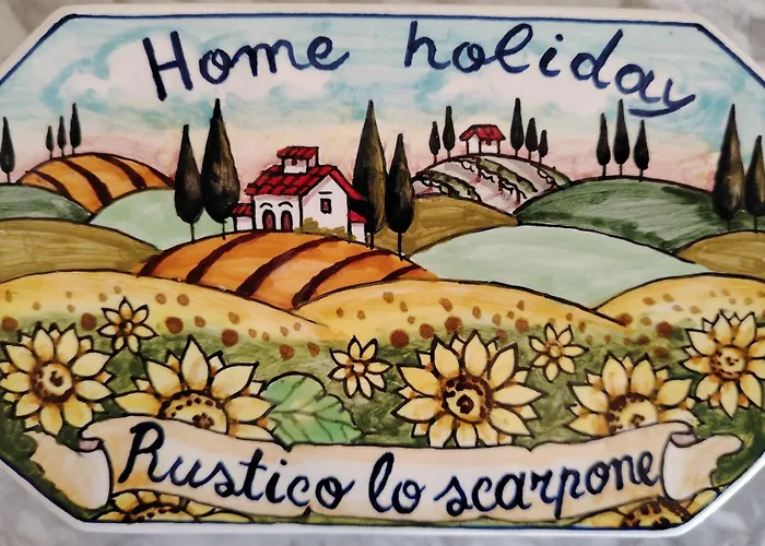 Semesterbostad Rustico Lo Scarpone